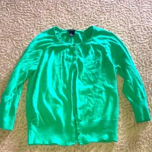 Pretty green Ann Taylor cardigan!